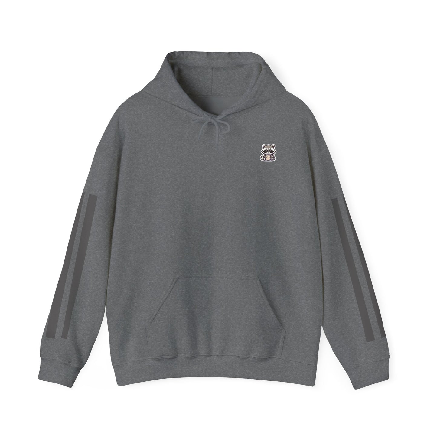 Cute Dark Raccoon Hoodie, Unisex Sweater, Cozy Sweatshirt, Fun Streetwear, Animal Lover Gift, Casual Outfit