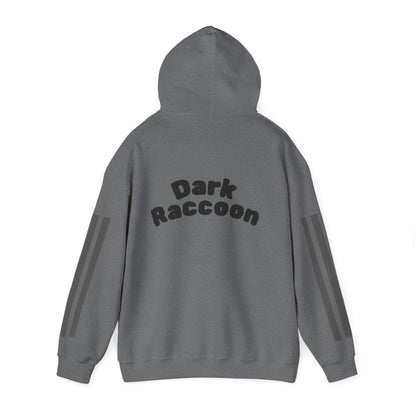 Cute Dark Raccoon Hoodie, Unisex Sweater, Cozy Sweatshirt, Fun Streetwear, Animal Lover Gift, Casual Outfit